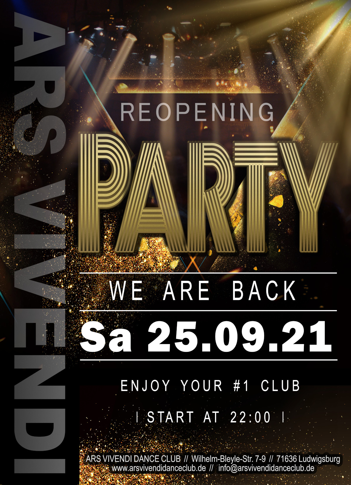 Reopening Party am Sa 25.09.21 Reopening Party am Sa 25.09.21
